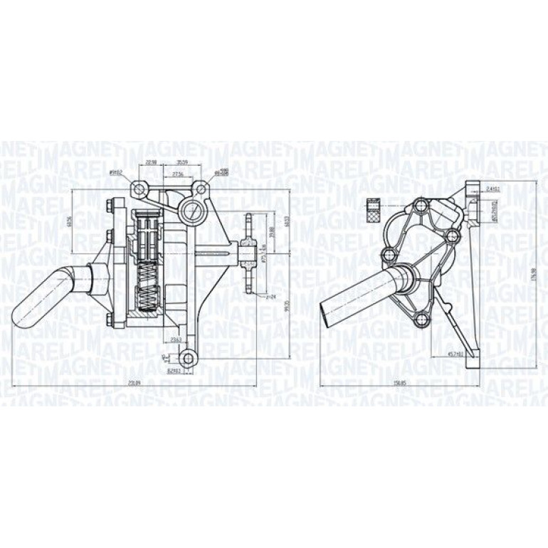 MAGNETI MARELLI Ölpumpe 351516000041 MAGNETI MARELLI Ölpumpe 351516000041
