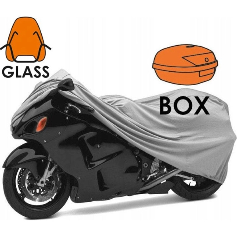 Motorradabdeckung - Xxl Box Glas WOD000039 Motorradabdeckung - Xxl Box Glas WOD000039
