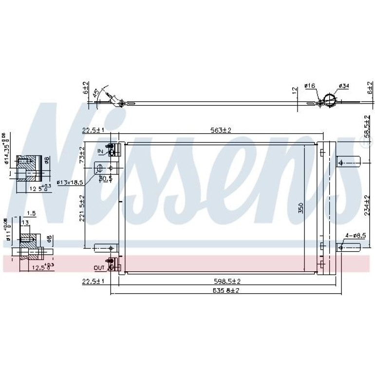 Kondensator PKW 940458 Kondensator PKW 940458