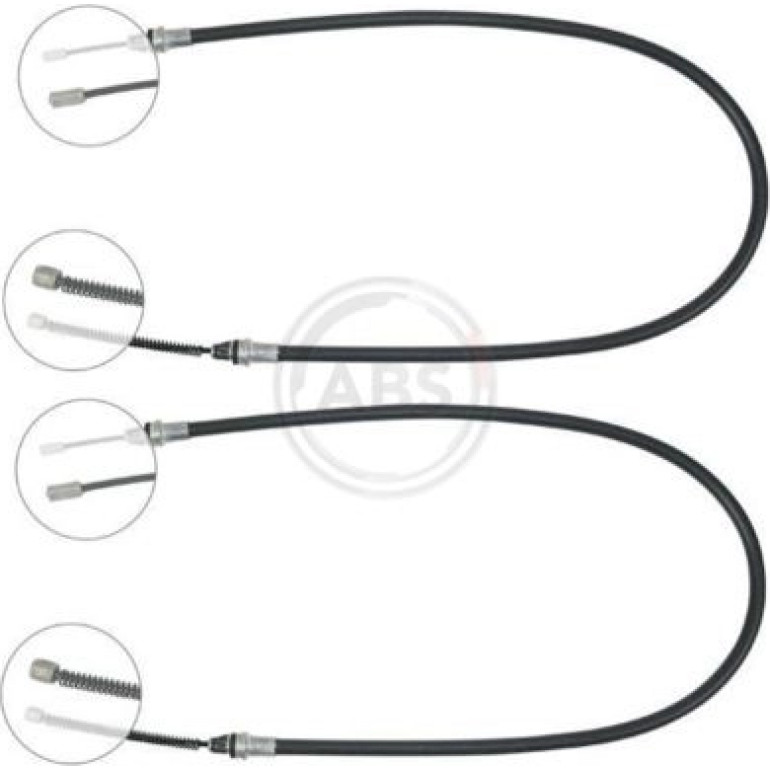 A.B.S. Handbremsseil Seilzug Festellbremse K16626 A.B.S. Handbremsseil Seilzug Festellbremse K16626
