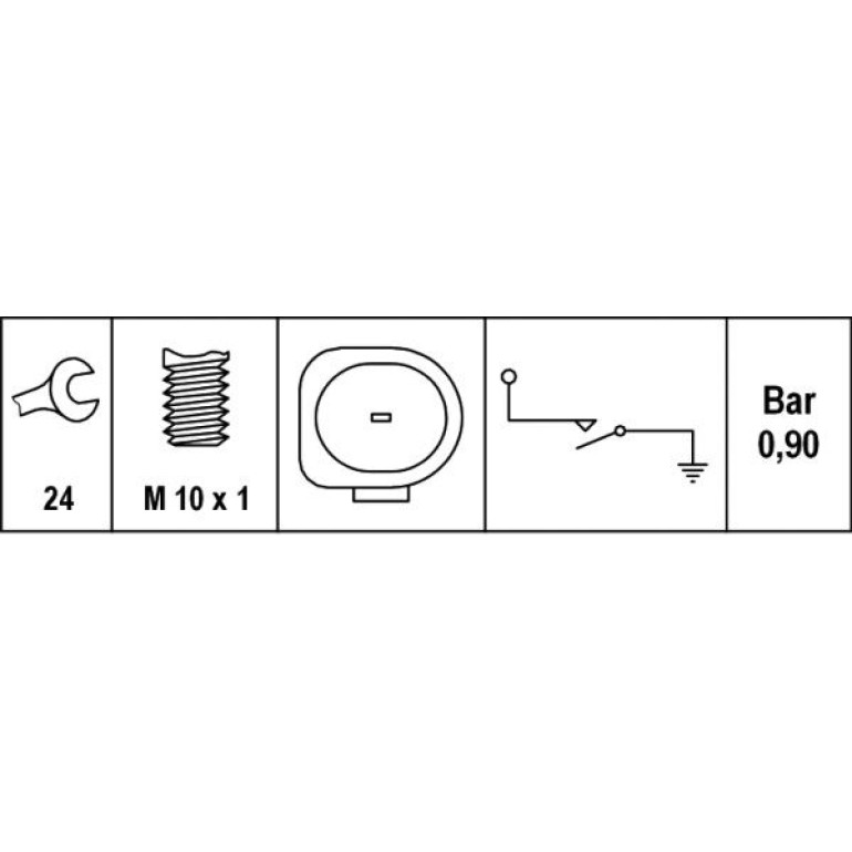 HELLA Öldruckschalter 6ZL 008 280-011 HELLA Öldruckschalter 6ZL 008 280-011