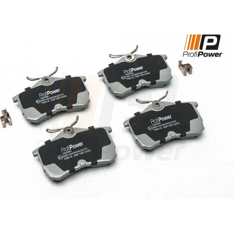 PROFIPOWER Bremsbelagsatz, Scheibenbremse 1B2066 PROFIPOWER Bremsbelagsatz, Scheibenbremse 1B2066