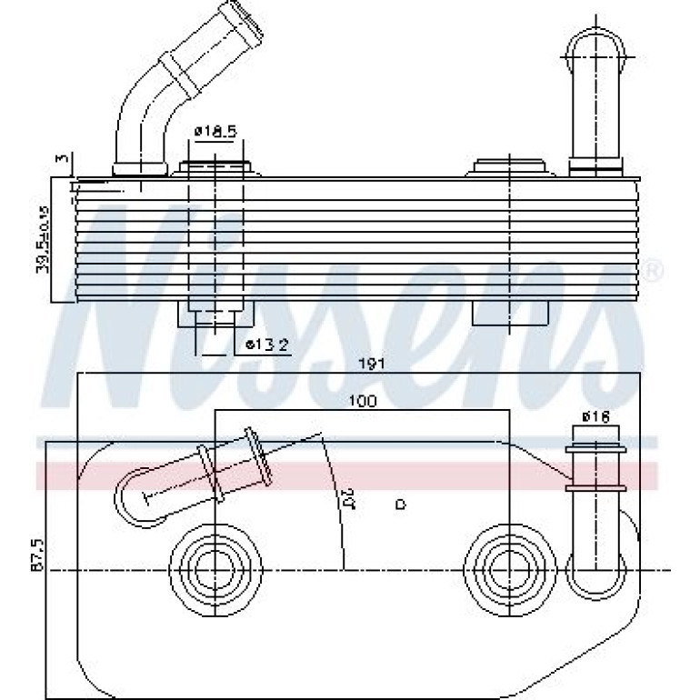 Ölkühler PKW 90667 Ölkühler PKW 90667