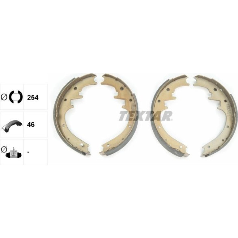 Bremsbacken Jeep Wrangler 91-/97-/Cherokee 84 91069700 Bremsbacken Jeep Wrangler 91-/97-/Cherokee 84 91069700