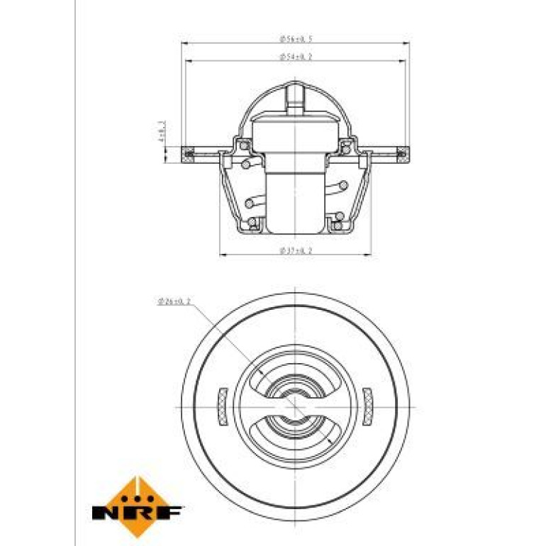 Thermostat, Kühlmittel 725156 Thermostat, Kühlmittel 725156