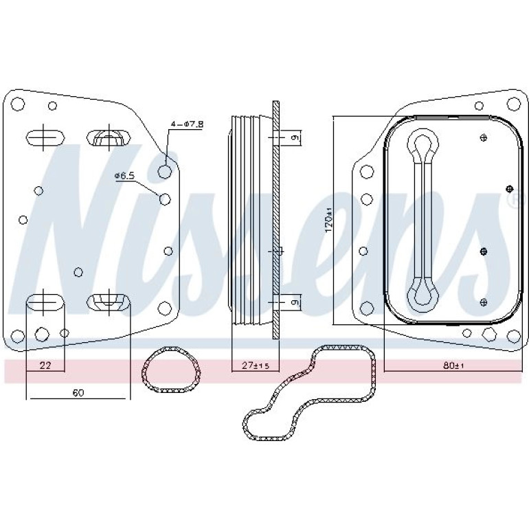 Ölkühler PKW 90882