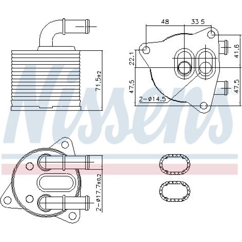 Ölkühler PKW 91286 Ölkühler PKW 91286
