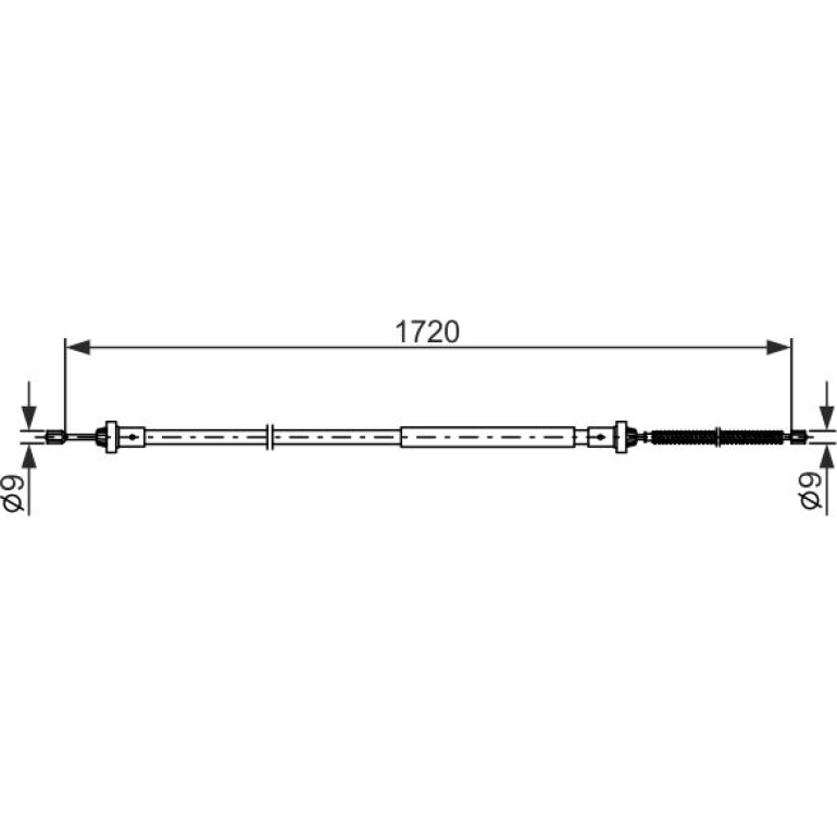Handbremsseil 1987482831 Handbremsseil 1987482831