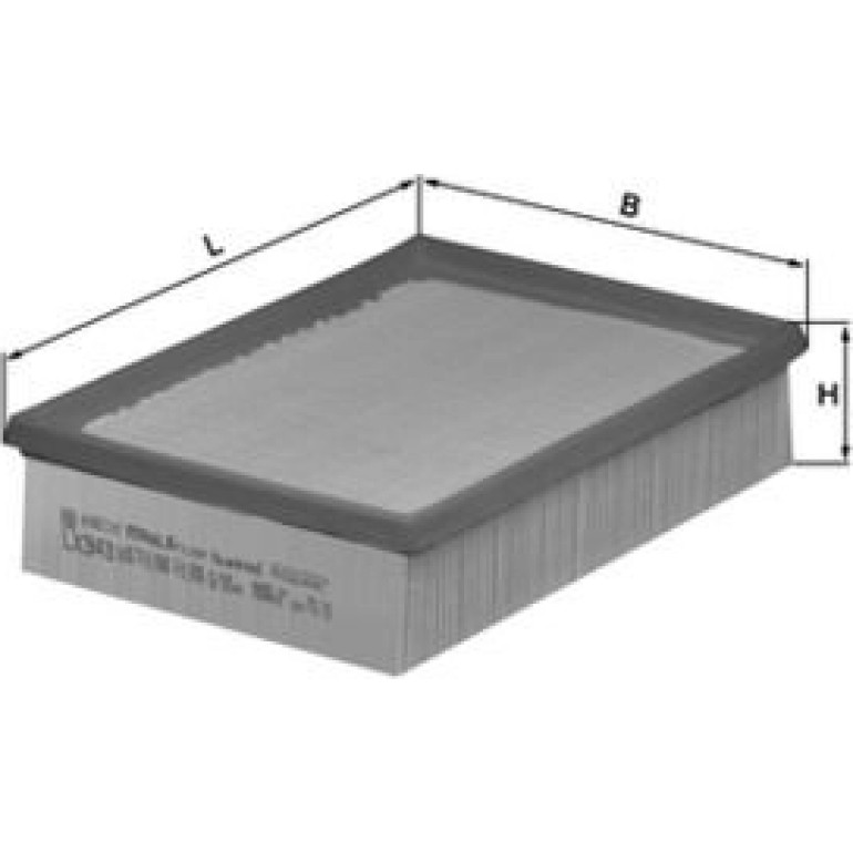 MAHLE Luftfilter LX 343 MAHLE Luftfilter LX 343