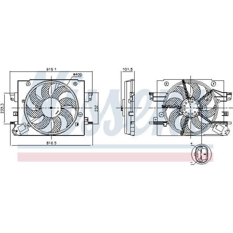 Kühlerlüfter PKW 850064