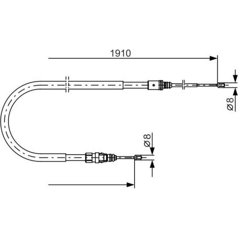Handbremsseil 1987482323 Handbremsseil 1987482323