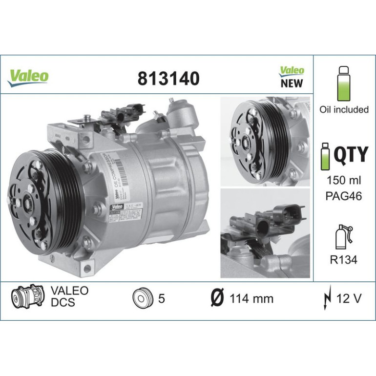 Kompressor, Klimaanlage 813140 Kompressor, Klimaanlage 813140