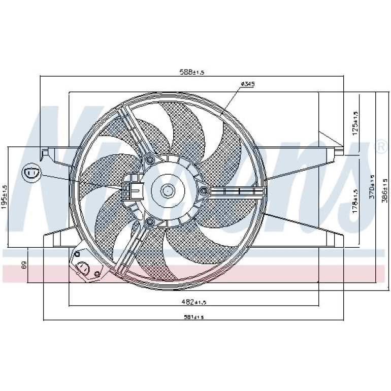 Kühlerlüfter PKW 85583 Kühlerlüfter PKW 85583