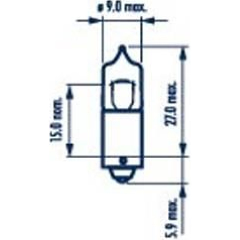 Glühlampe H20W 12V/20W Ba9S (Halogen) 10Stk 178353000