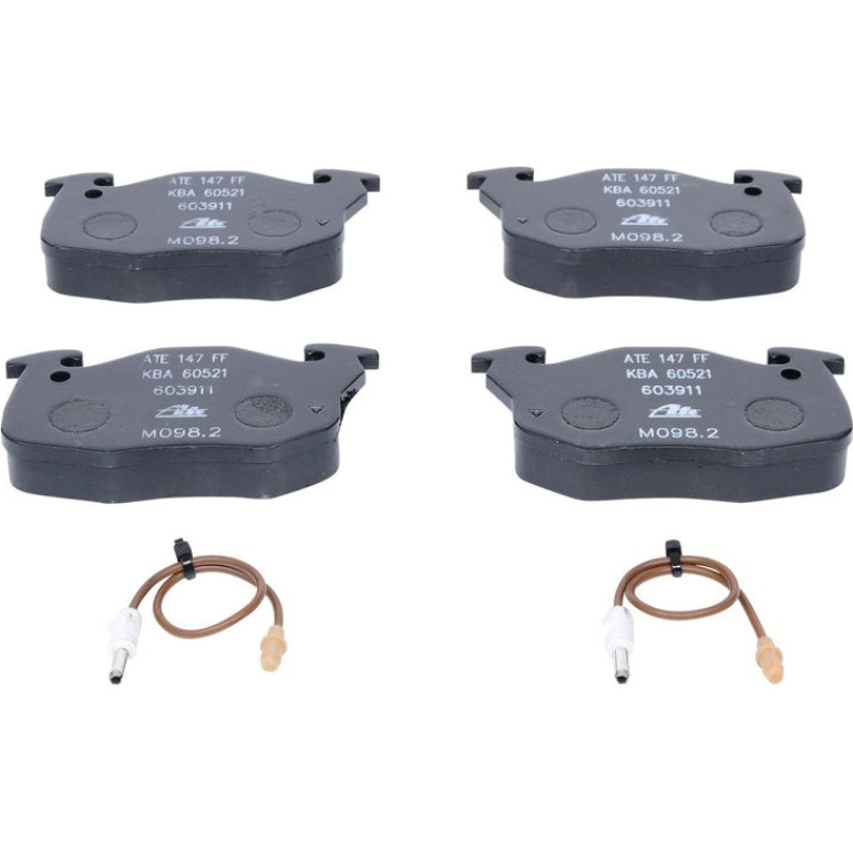 Bremsbelagsatz Renault P. Clio/Espace/Rapid 84-98 13.0460-3911.2 Bremsbelagsatz Renault P. Clio/Espace/Rapid 84-98 13.0460-3911.2
