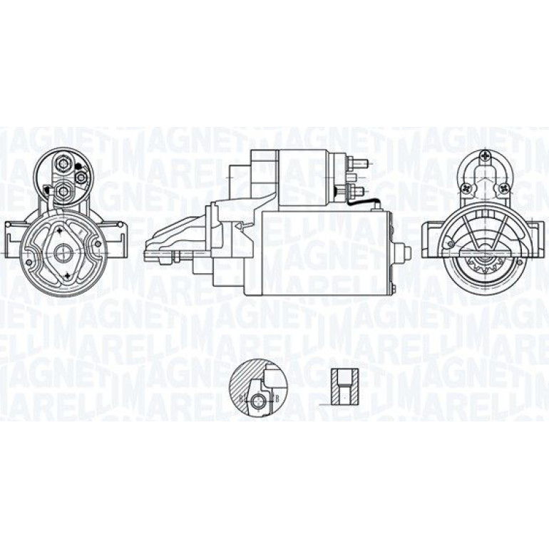 MAGNETI MARELLI Anlasser 063721421010 MAGNETI MARELLI Anlasser 063721421010