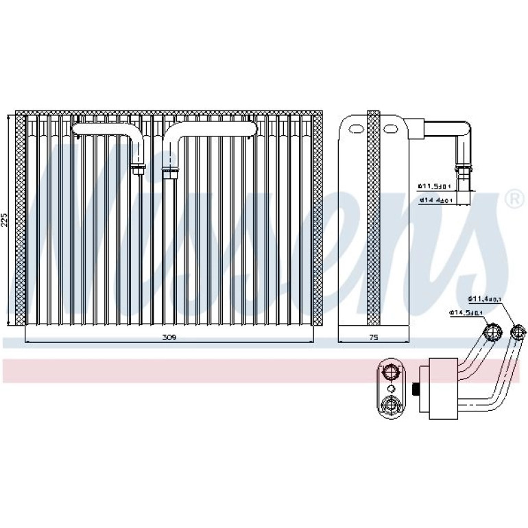 Verdampfer PKW 92296 Verdampfer PKW 92296