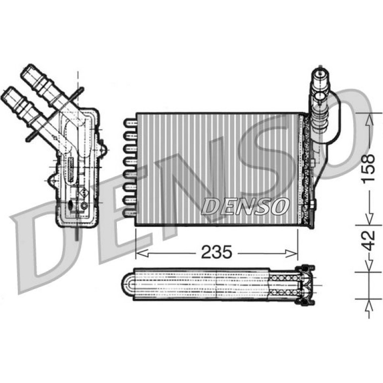 DENSO Heizkörper DRR23001 DENSO Heizkörper DRR23001