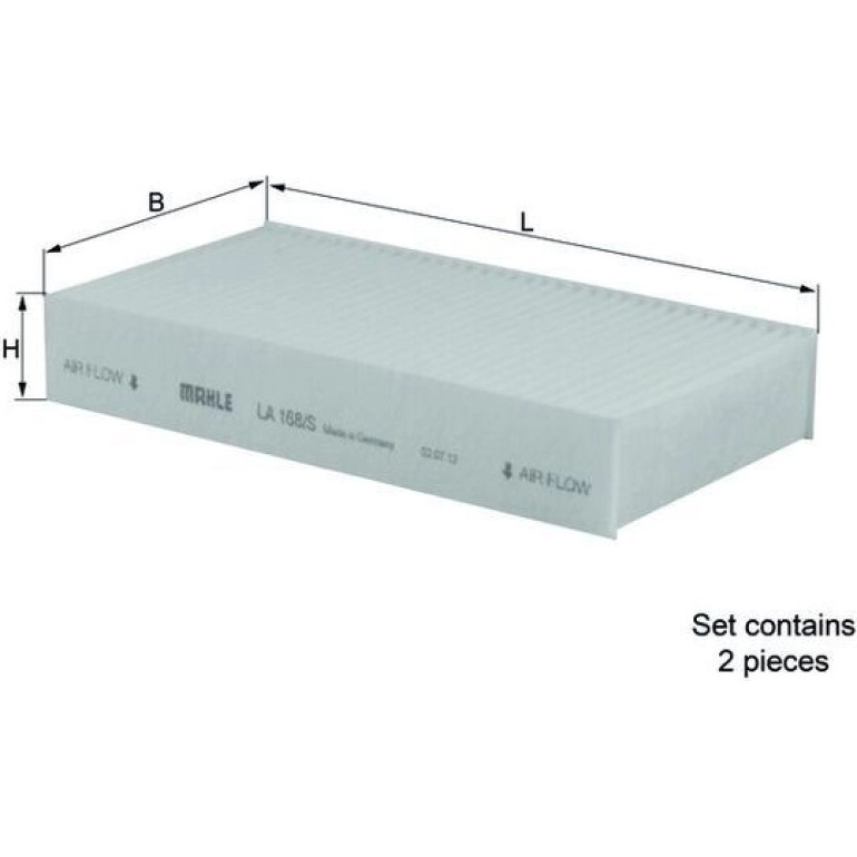 MAHLE Filter, Innenraumluft LA 168/S