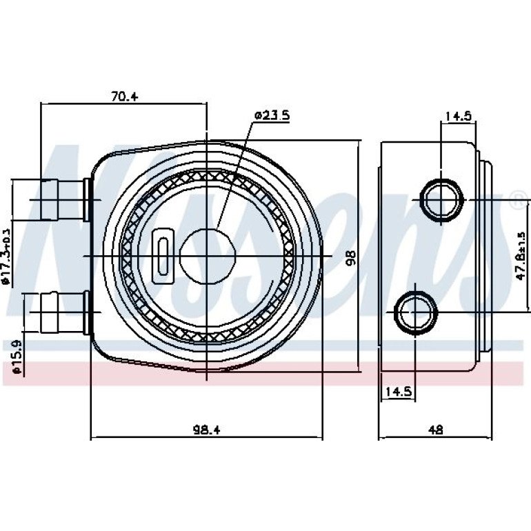 Ölkühler PKW 90697 Ölkühler PKW 90697