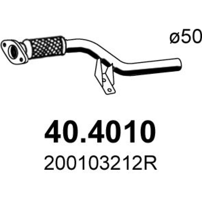 Abgasrohr 40.4010