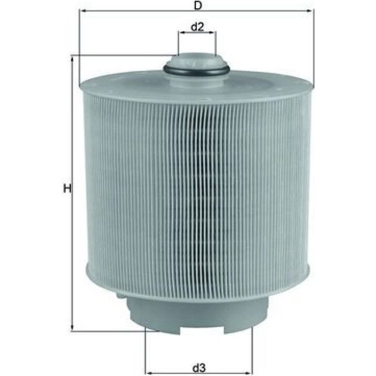 MAHLE Luftfilter LX 1006/2D MAHLE Luftfilter LX 1006/2D