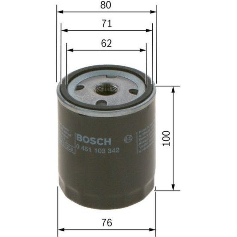 Ölfilter 0 451 103 342 Ölfilter 0 451 103 342