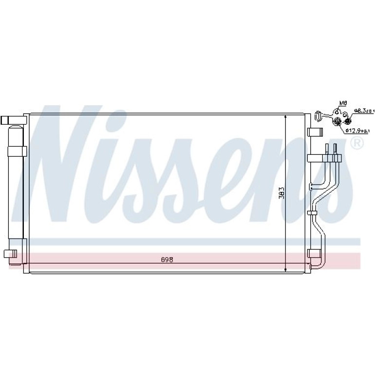 Kondensator PKW 940208 Kondensator PKW 940208