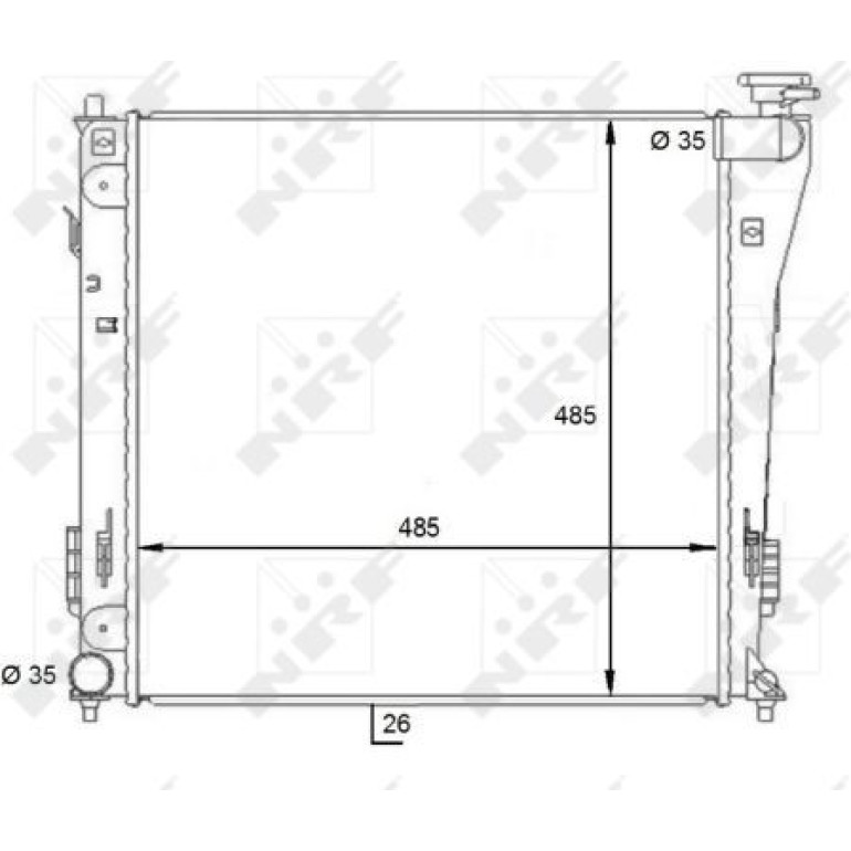 Kühler, Motorkühlung 59086 Kühler, Motorkühlung 59086