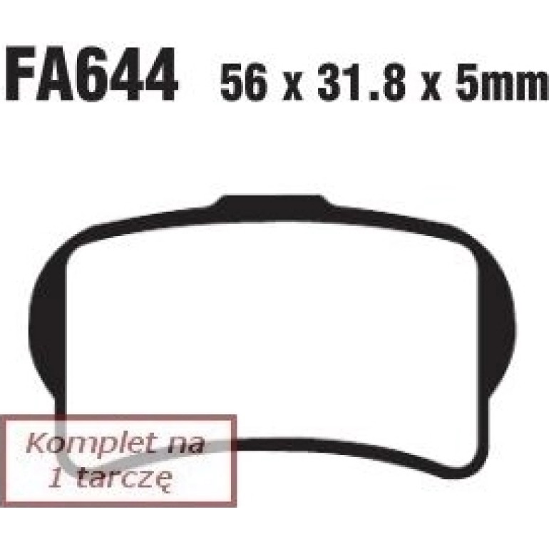 EBC Bremsklötze FA644TT EBC Bremsklötze FA644TT