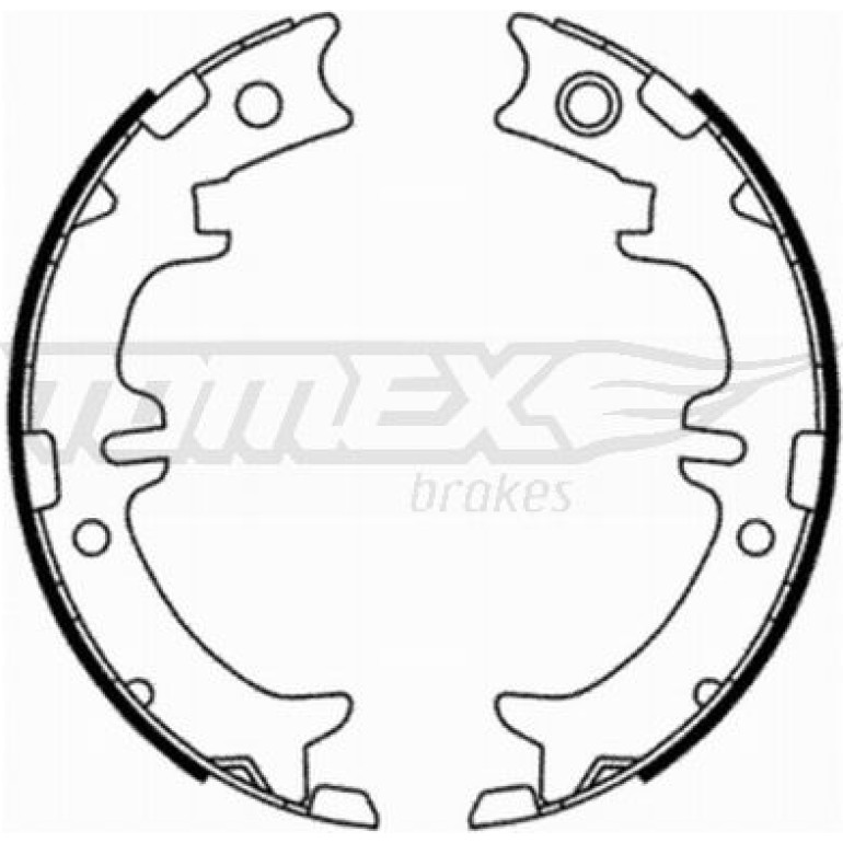 TOMEX brakes Bremsbackensatz TX 21-76 TOMEX brakes Bremsbackensatz TX 21-76