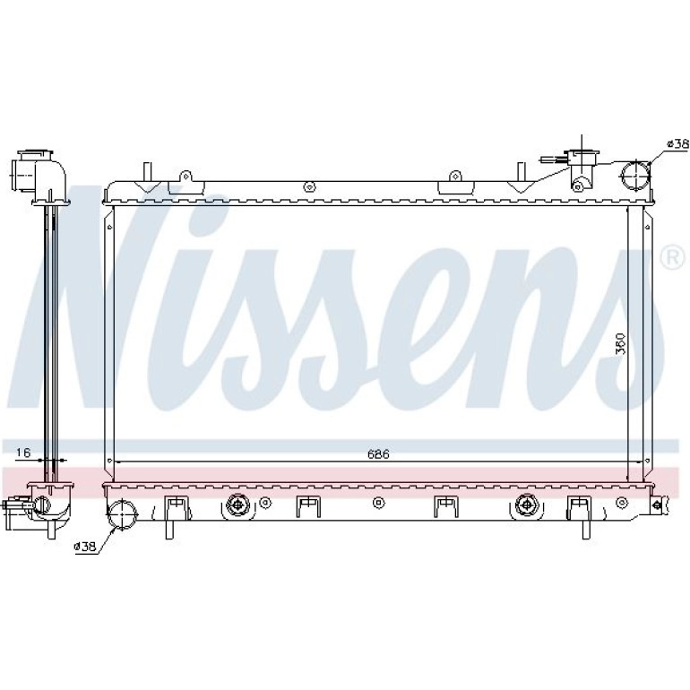 Wasserkühler PKW 67728 Wasserkühler PKW 67728