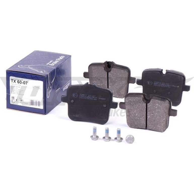 TOMEX brakes Bremsbelagsatz, Scheibenbremse TX 60-07 TOMEX brakes Bremsbelagsatz, Scheibenbremse TX 60-07