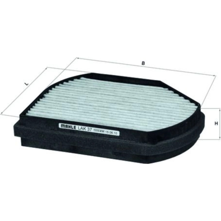 MAHLE Filter, Innenraumluft LAK 37 MAHLE Filter, Innenraumluft LAK 37