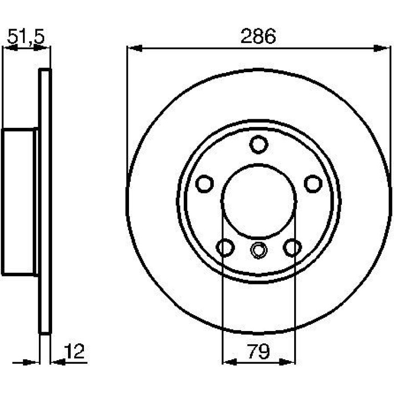Bremsscheibe VA 0 986 478 511 Bremsscheibe VA 0 986 478 511