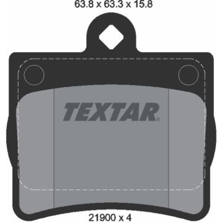Bremsbelagsatz Db T. W202 C180-22 2190003 Bremsbelagsatz Db T. W202 C180-22 2190003