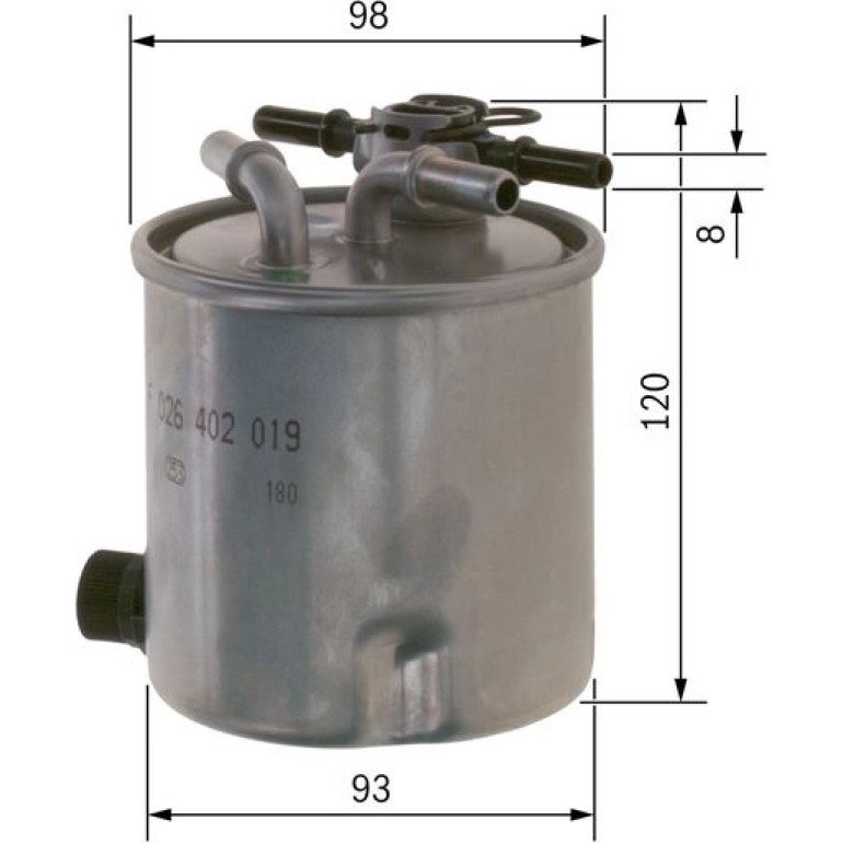 Kraftstofffilter F 026 402 019 Kraftstofffilter F 026 402 019