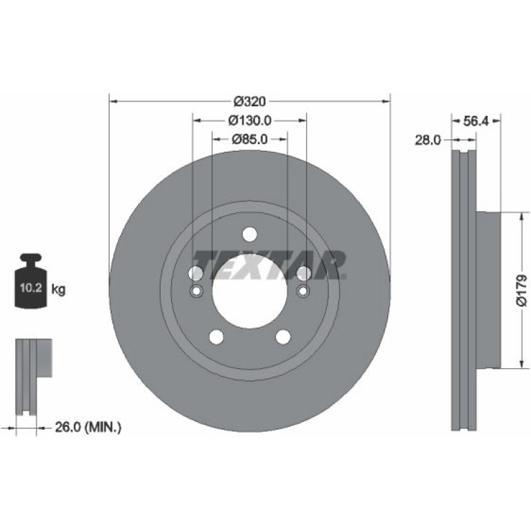 Bremsscheibe 92332803 Bremsscheibe 92332803