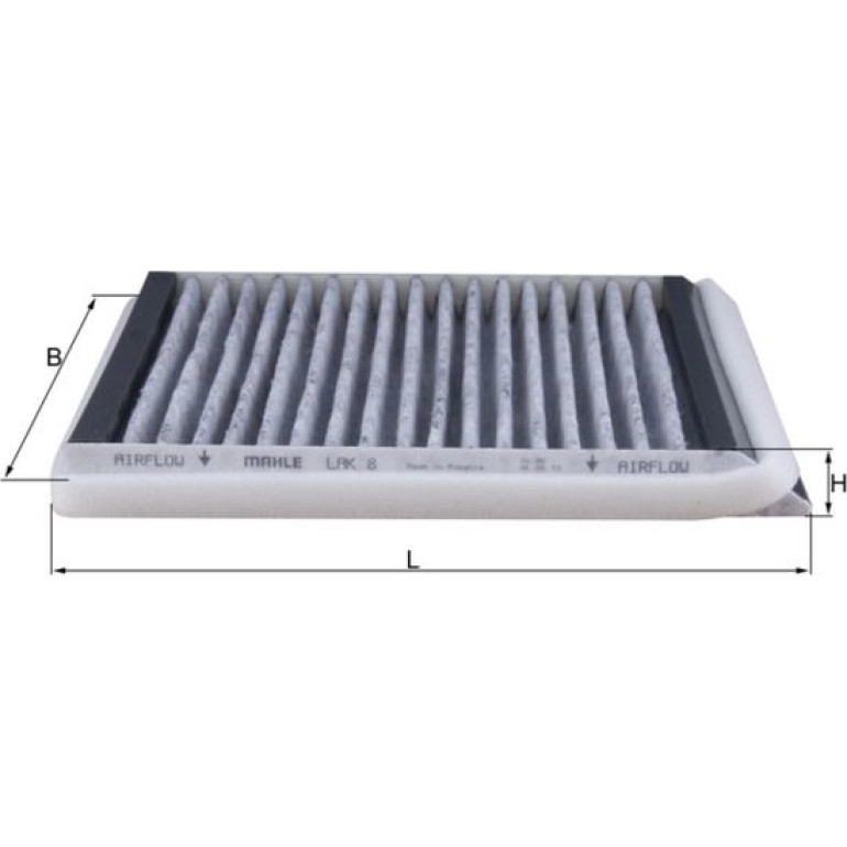 MAHLE Filter, Innenraumluft LAK 8 MAHLE Filter, Innenraumluft LAK 8
