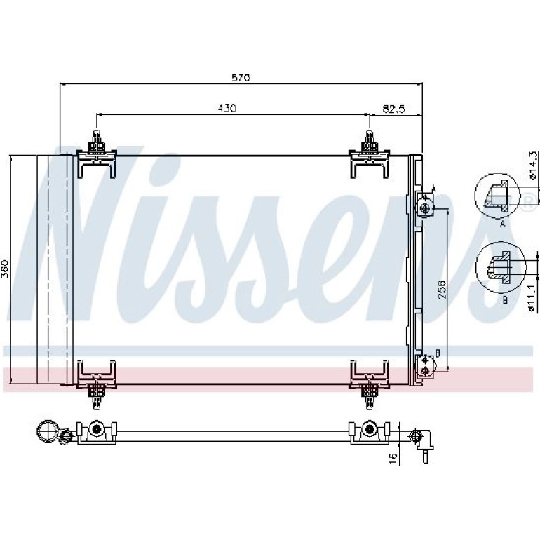 Kondensator PKW 94826 Kondensator PKW 94826