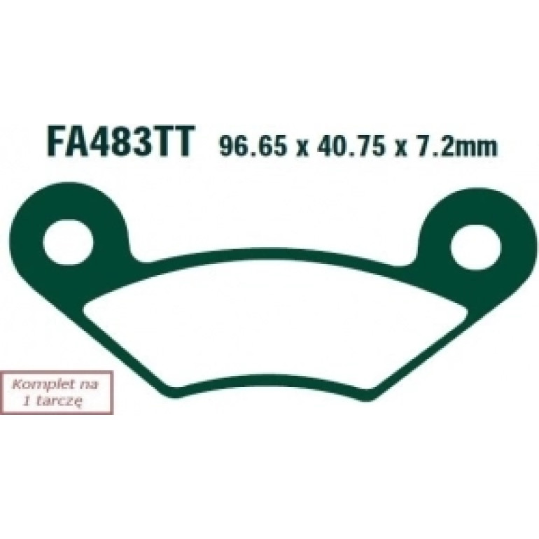 EBC Bremsklötze FA483R EBC Bremsklötze FA483R
