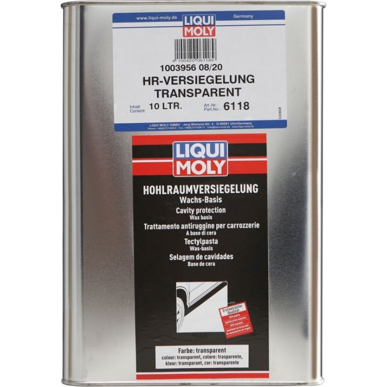 Liqui Moly Hohlraumversiegelung transparent 10 l 6118 Liqui Moly Hohlraumversiegelung transparent 10 l 6118