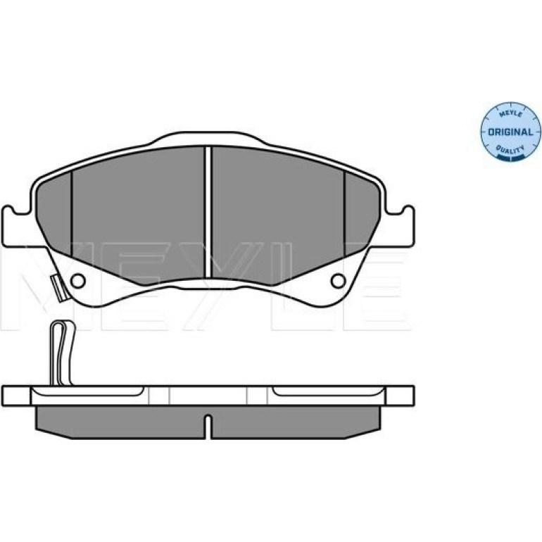 Bremsbelagsatz Toyota P. Auris 07-/Avensis 09- Mit Sensor 025 242 0419/W Bremsbelagsatz Toyota P. Auris 07-/Avensis 09- Mit Sensor 025 242 0419/W