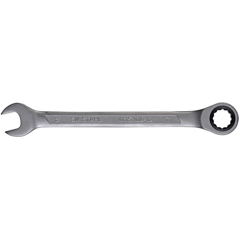 SW-Stahl Gabelringratschenschlüssel SW 12mm 03510L-12 SW-Stahl Gabelringratschenschlüssel SW 12mm 03510L-12