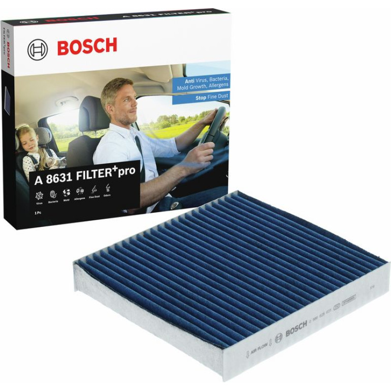 Aktivkohleinnenraumfilter 0 986 628 631 Aktivkohleinnenraumfilter 0 986 628 631