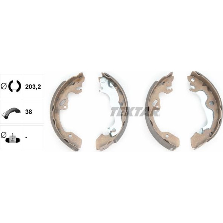 Bremsbacken Ford Focus 91052500 Bremsbacken Ford Focus 91052500
