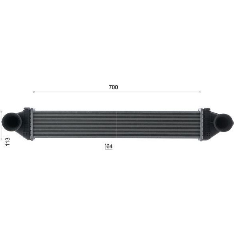 MAHLE Ladeluftkühler CI 85 000S MAHLE Ladeluftkühler CI 85 000S