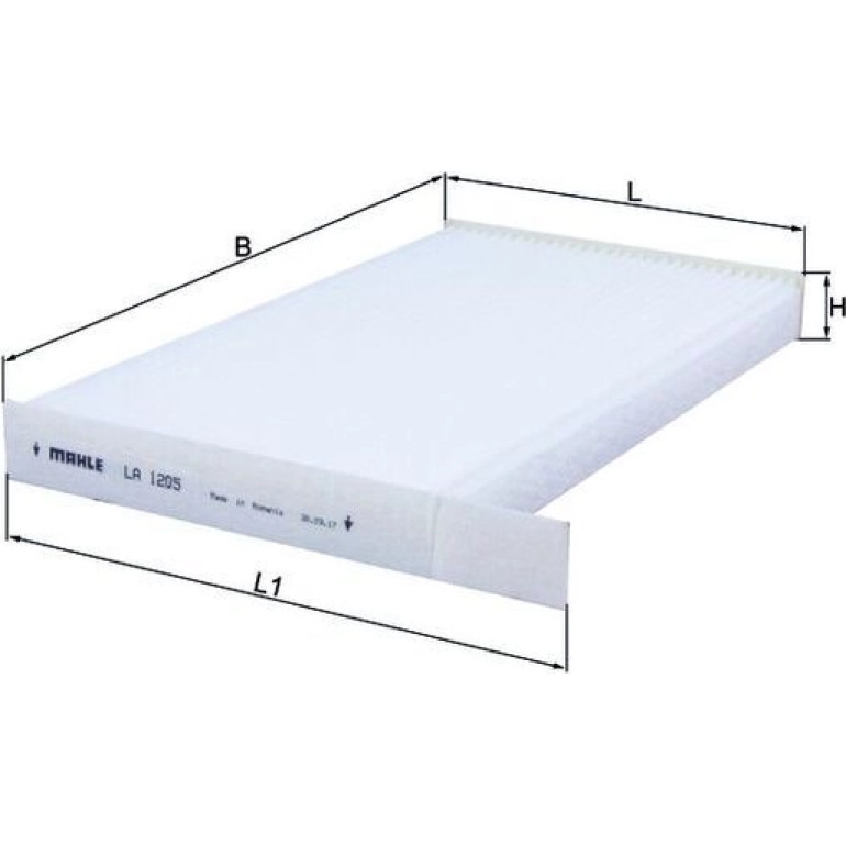 MAHLE Filter, Innenraumluft LA 1205 MAHLE Filter, Innenraumluft LA 1205