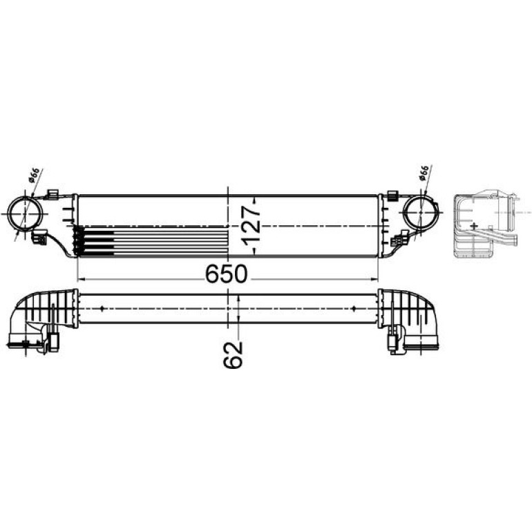 Ladeluftkühler CI 505 000S