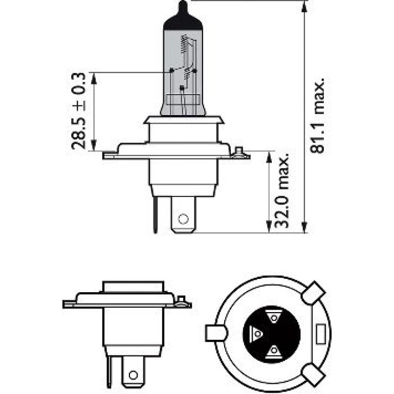H4 12V 55W PX26d WhiteVision Ultra Moto 1 Stück Blister Philips 12342WVUBW H4 12V 55W PX26d WhiteVision Ultra Moto 1 Stück Blister Philips 12342WVUBW